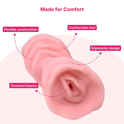 Soft Textured Manual Massager For Men