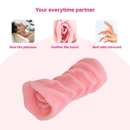 Soft Textured Manual Massager For Men